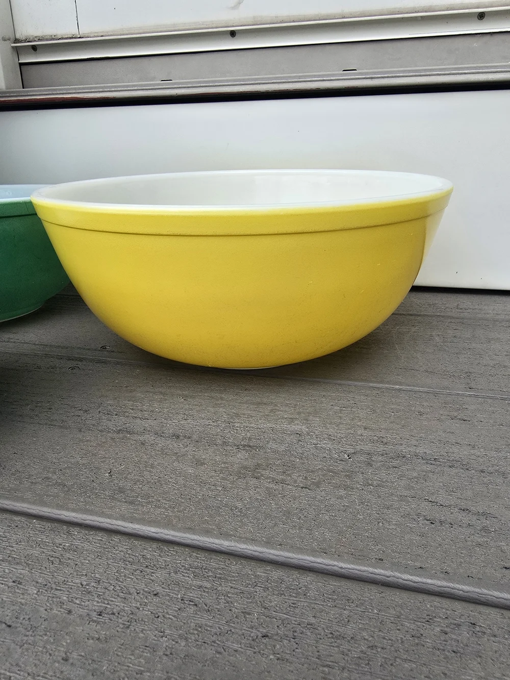 Vintage 1960 Pyrex Nesting Primary Color Mixing Bowl Set